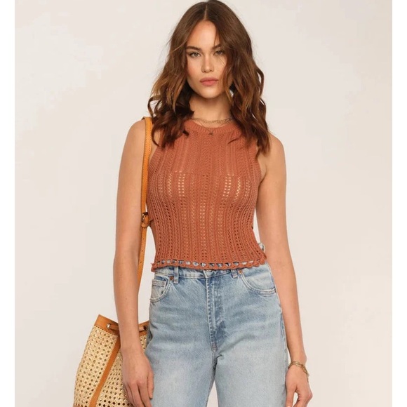 Heartloom - Oasis Cotton Knit Crop Tie Top - Picture 15 of 16